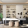 Modern study 3d model