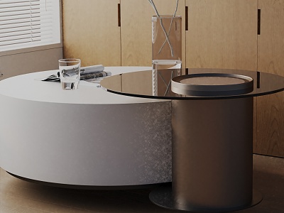 Modern coffee table model