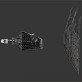 Spacecraft Metallic Grid Structure Components For Satellite And Rocket Technology