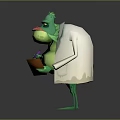 Frog Poison Frog Game Frog Reptile Cold Blooded Animal Reptile 3d model