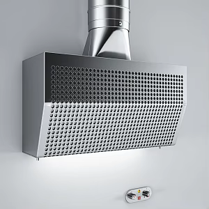 Modern Kitchenware Alpes Inox Alpes Range Hood 3d model