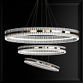 Light Luxury Crystal Chandelier 3d model