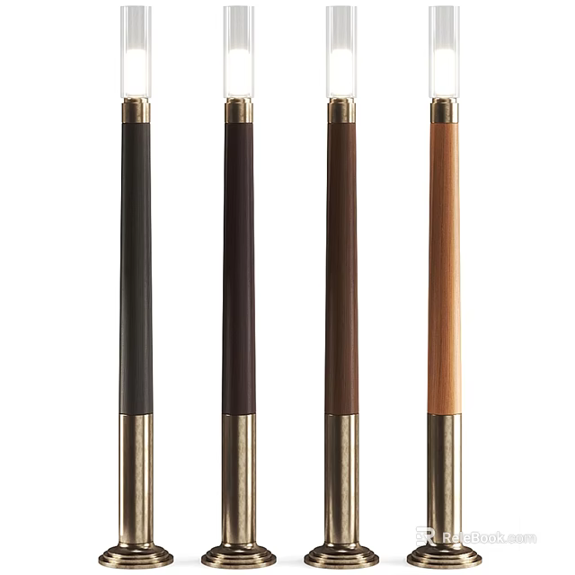 Modern Floor Lamp Design With Various Color Finishes For Home Interior 3d model 