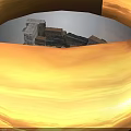 Tactical Military Scene Construction With Bricks Ladder Barrel And Sandbags