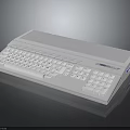 AZIO White Modern Ergonomic Keyboard Electronic Device Computer Accessory For Typing