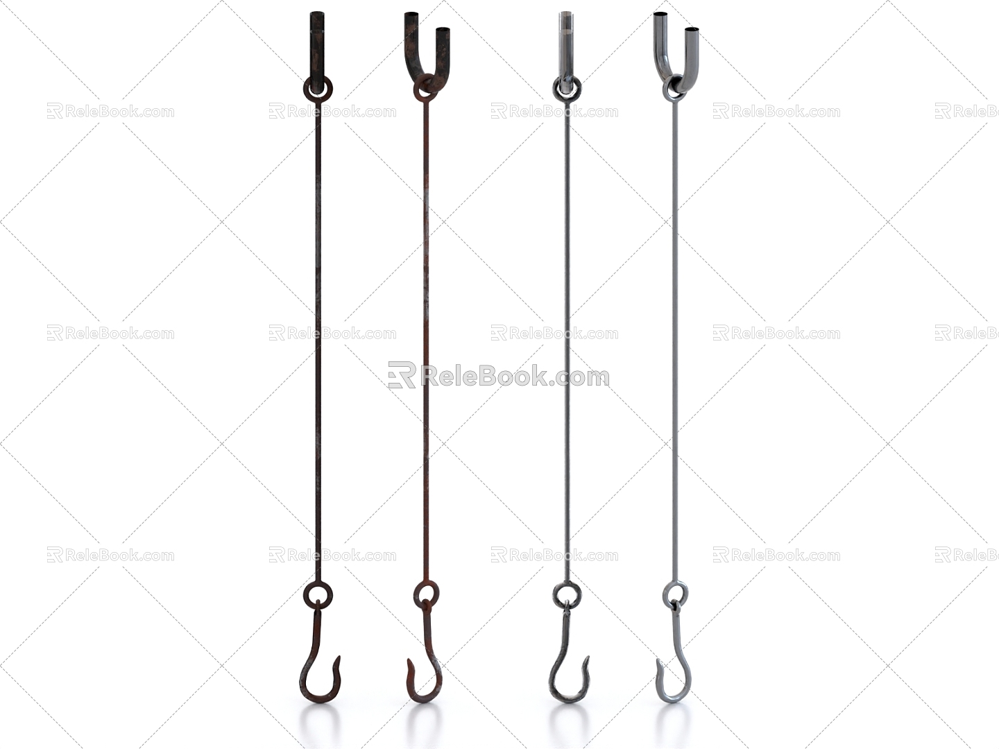 Slaughter hook meat hook iron hook hook 3d model