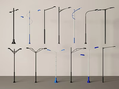 Modern Street Light Road Street Light Highway Street Light Street Light Municipal Street Light City Street Light Outdoor Light 3d model