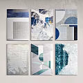 Modern Square Rugs With Geometric Patterns And Abstract Designs In Neutral Tones