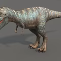 Dinosaur Tyrannosaurus rex Reptiles Ancient creatures carnivorous dinosaur Jurassic low face number low model simple model game film and television level super realistic 3d model
