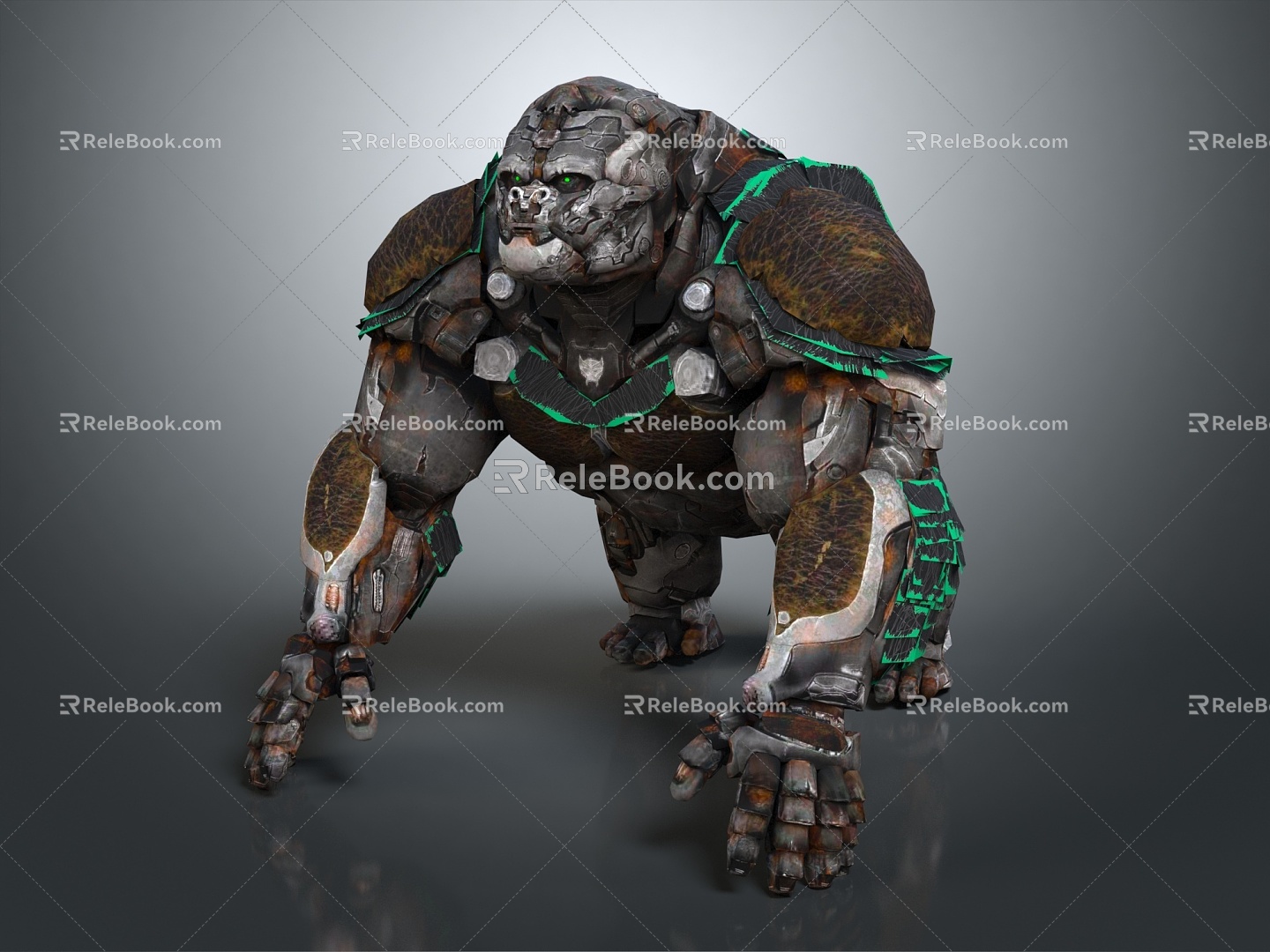 Industrial LOFT Robot Robot Orangutan Mechanical King Kong Machine Science Fiction Gorilla model