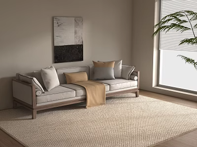 New Chinese Sofa 3d model