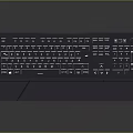 Wireless Computer Keyboard With Full Size Layout And Ergonomic Design