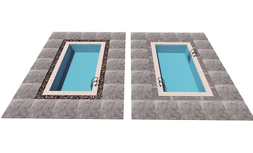 Modern Swimming Pool 3d model