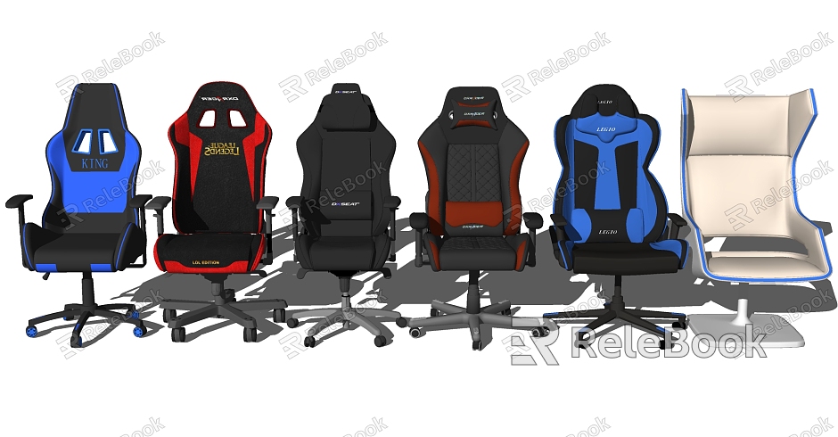 Modern Office Chair Internet Cafe E-Sports Chair Leather Swivel Chair model