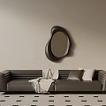 Modern three-seat sofa 3d model