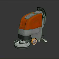 Modern sweeping robot cleaning robot automatic cleaning robot sci-fi sweeper 3d model