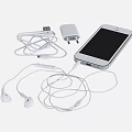 iPhone Smartphones Display With Original Boxes Earphones Charger And Cable Accessories