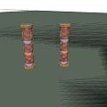 Modern Column Cartoon Totem Pillar 3d model