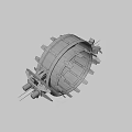Sci-Fi Jump Gate 3d model