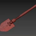 Agricultural Equipment Shovel With Wooden Handle And Metal Blade For Farming Work
