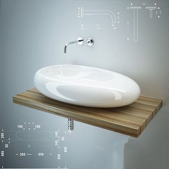 Wash basin 3d model