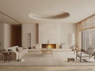 The Silent Living Room 3d model