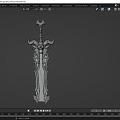 Cold Weapon Weapon Legendary Weapon Sabre Long Sword Sword Magic Sword Fairy Sword Skull Ghost Snake Sword 3d model