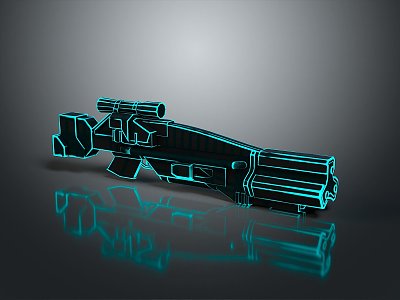 Science Fiction Weapon Future Weapon Science Fiction Equipment Concept Weapon Next Generation Weapon Next Generation Equipment 3d model