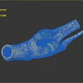 Detailed Joint Anatomical Medical Device Model With Bones Ligaments And Soft Tissues