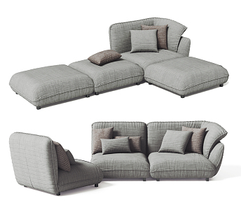 Modern Combination Sofa 3d model