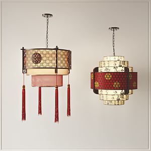 Chinese chandelier 3d model