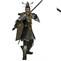 Modern Game Character Three Kingdoms Unparalleled Character Man 3d model