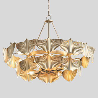 Modern chandelier 3d model