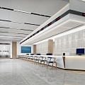 Modern Hall Service Reception Hall 3d model