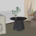 Modern side a few side a few corner a few 3d model