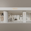 Modern Clothing Store 3d model