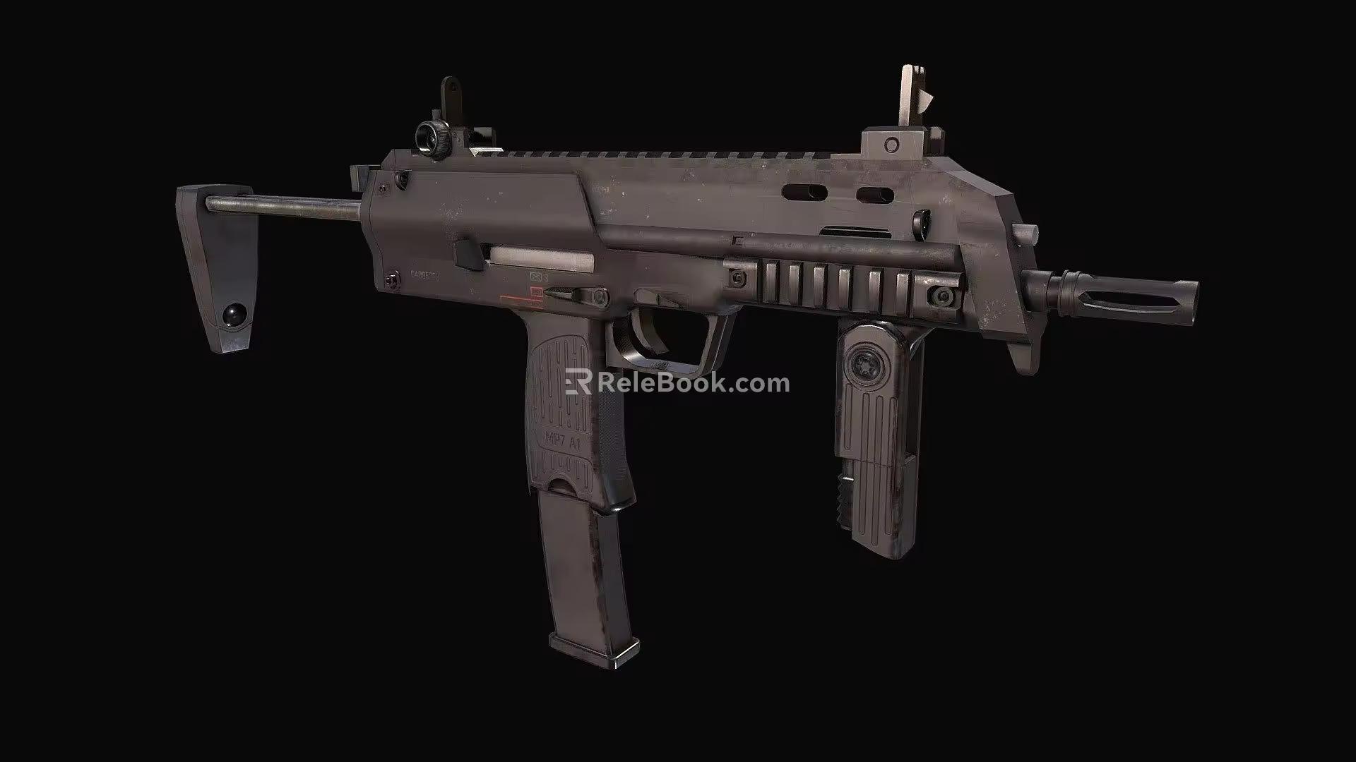 Weapon submachine gun 3d model