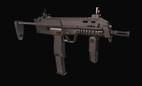 Weapon submachine gun 3d model