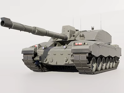 The Challenger 2 Tank 3d model