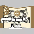 Baoneng Themed Design With Film Reel Gear And Story Character Elements