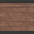 Red Wooden Stool With Simple Design And Wood Grain Surface And Sturdy Legs