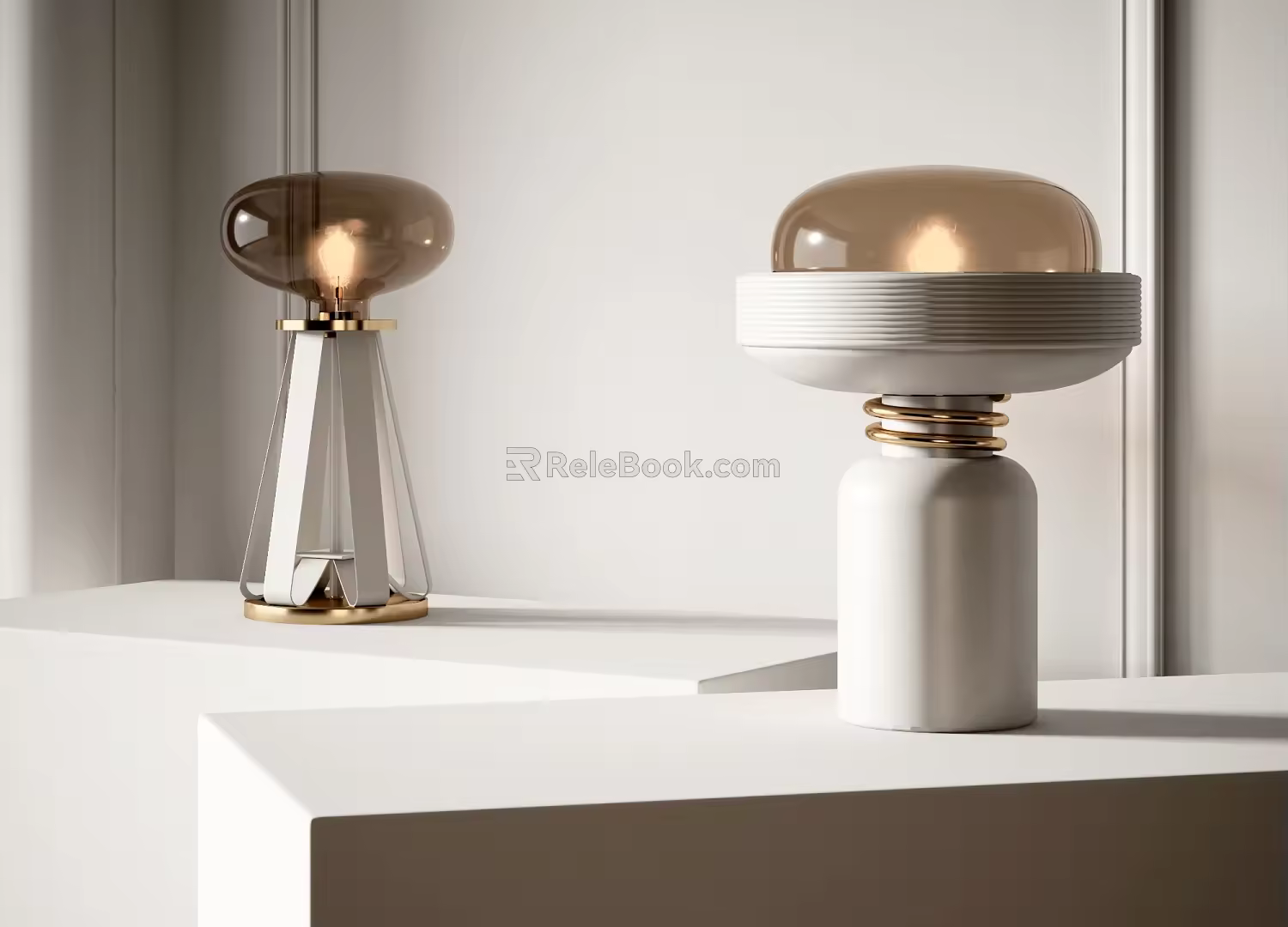 Modern table lamp 3d model