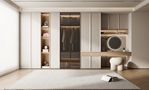 Modern wardrobe 3d model