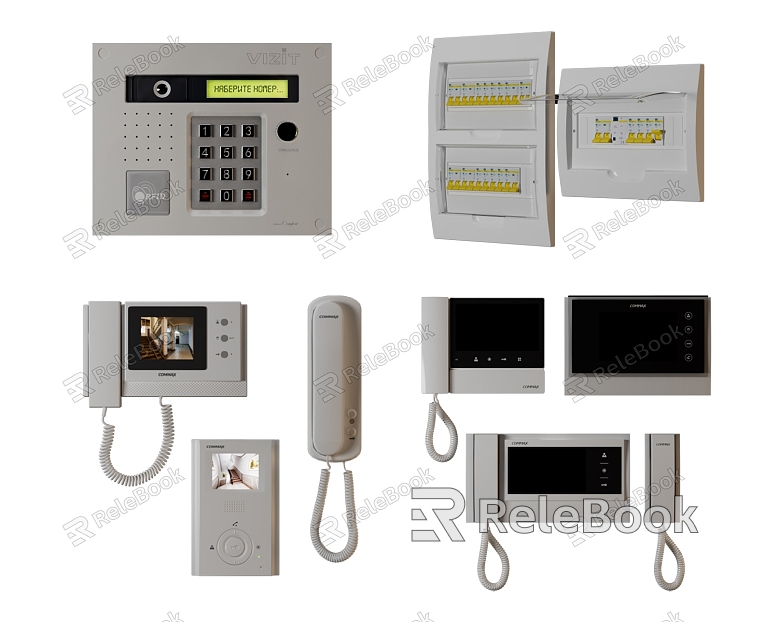 Modern Visual Doorbell Villa Visual Intercom Access Control System Home Visual Doorbell Code Door Lock Distribution Box Switch Box model