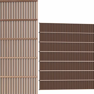 Modern log partition 3d model
