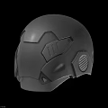 Silver Modern Helmet with Geometric Patterns and Ventilation Vents as Futuristic Headwear Accessory