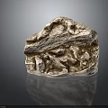 Wood Stone Carving Artwork With Intricate Natural Patterns And Detailed Textured Surface