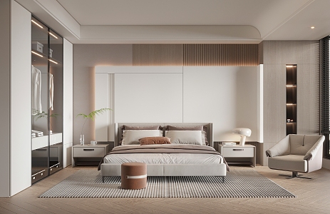 Modern Bedroom 3d model