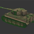 Sand Colored Military Tank With Long Gun Barrel Heavy Tracks And Turret Armor