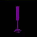 Modern Standing Outdoor Light With Sleek Black Base Tall Pole And LED Illumination Design